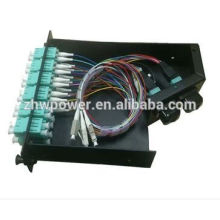 12 24 core distribution box,fiber optic terminal box,optical splicing box with mpo patch cord
